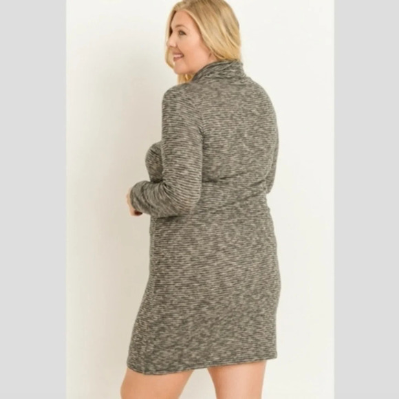 Gilli Dress NWT Plus Cozy Cowl Neck Sweater Dress - Picture 5 of 7